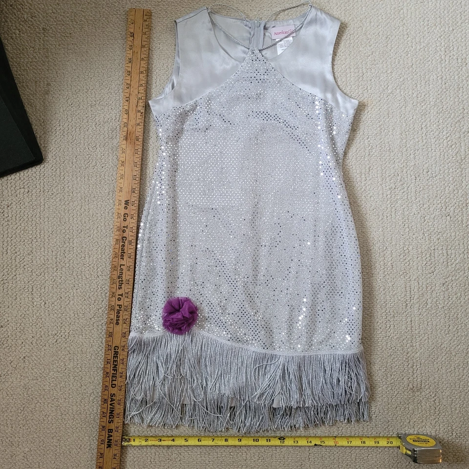 Disfraz de Flapper American Girl para niña talla grande vestir Foto 2 de 4