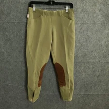 The Tailored Sportsman English Riding Pants Tan Horse Breeches Equestrian  18