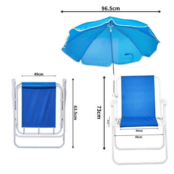 With Umbrella For Adults, With 265lbs Capacity For Travel