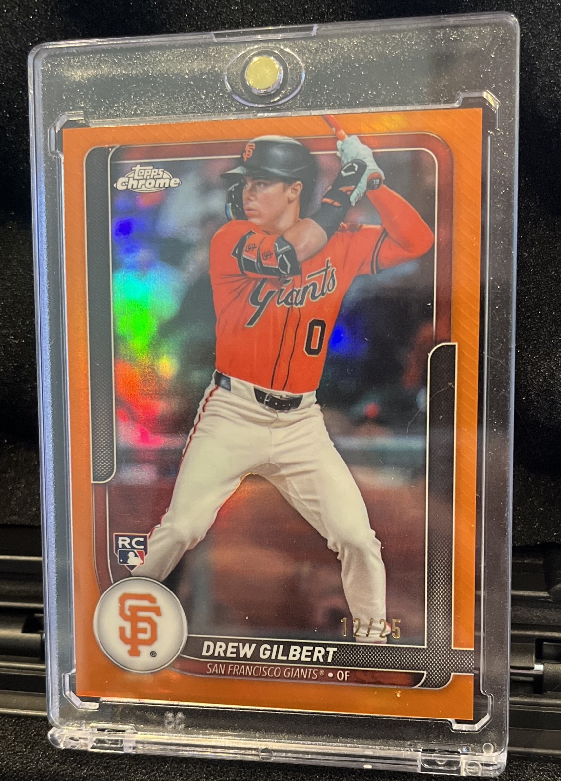 Topps Chrome Drew Gilbert RC /25