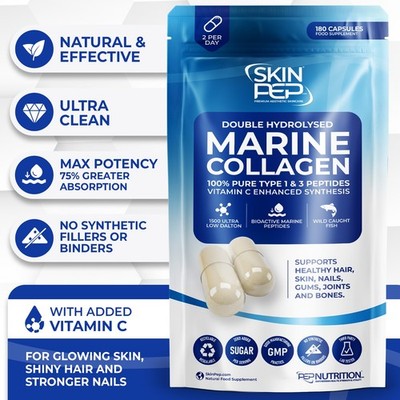 2540 mg Kollagen Tabletten hydrolysierte marine bioaktive Peptide Typ 1 maximale Stärke