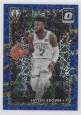 2017-18 Panini Donruss Optic Blue Velocity Prizm Jaylen Brown #6 fm0