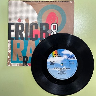 Eric B & Rakim - Work Rest and Play - 7'' Vinyl - MCA 1303 - NM/VG+