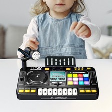 Kids DJ Mixer Toy Interactive DJ Party Mixer for Indoor Outdoor Birthday