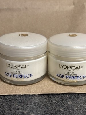 L'Oreal Age Perfect Day Cream Skin SPF15 No boxes Lot Of 2