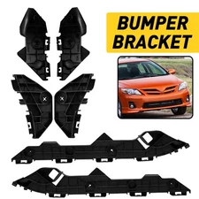 For 2009 2013 Toyota Corolla Set Left Rear Bumper Cover Retainer Brackets Right