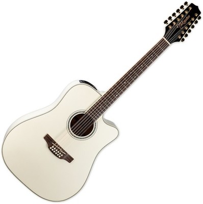 Takamine GD37CE-12 String Acoustic Guitar Pearl White B-Stock