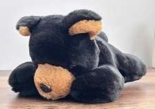 The Bearington Collection Realistic BLACK BEAR Plush Toy Stuffed Animal 9" SOFT