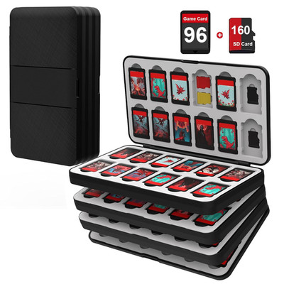 For Nintendo Switch Game Card Case   48 / 96 / 120 Slot Storage Box & SD Cards