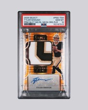 2025 PANINI SELECT PRIME SELECTION SIGNATURES RELICS #PSSTSH TYLER SHOUGH PSA 10