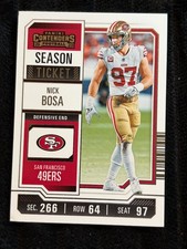 2023 Panini Contenders Season Ticket Nick Bosa San Francisco 49ers Defensive End