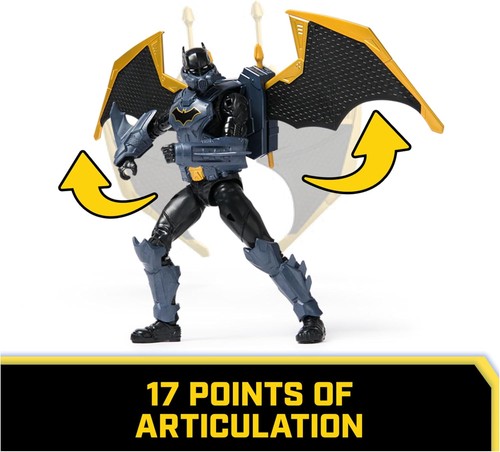 DC Comics Batman Adventures, 30-centimetre Night Sky Batman Action Figure with E - Picture 7 of 7