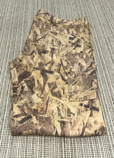 BILLY HILL WOOD CAMO STRAIGHT LEG CASUAL STREETWEAR PANTS 34x34 MADE IN USA NWOT