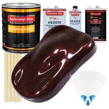 Molten Red Metallic Gallon URETHANE BASECOAT CLEARCOAT Car Paint FAST Kit
