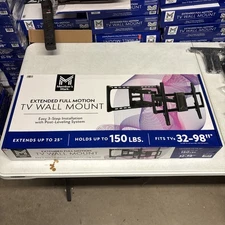 Members Mark Extended Full Motion TV Wall Mount Fits 32”-98”