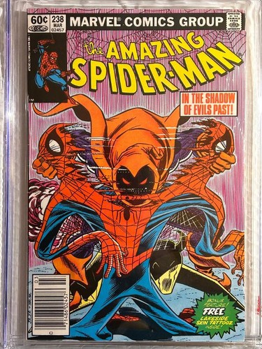 Amazing Spider-Man #238 CGC 9.4, NEWSSTAND & WP, 1st APP Hobgoblin, Tattooz Incl - Picture 2 of 4