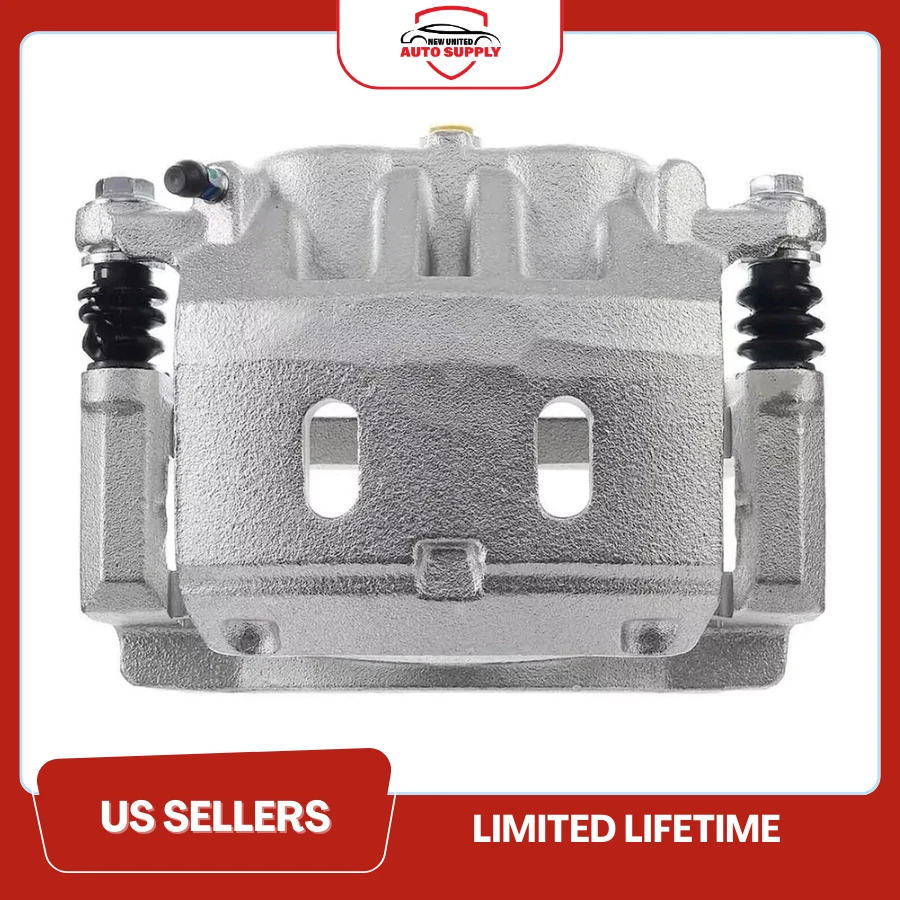 Pinza de freno delantera izquierda con soporte para INFINITI QX56 QX80 Nissan Armada Titan Foto 4 de 4