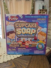 STEM Playz Cupcake Soap  Bubbles DIY Science Kit - Fun Gift for Age 8 