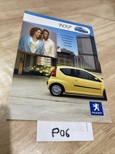 2005 Peugeot 107 Specifications & Equipment Leaflet