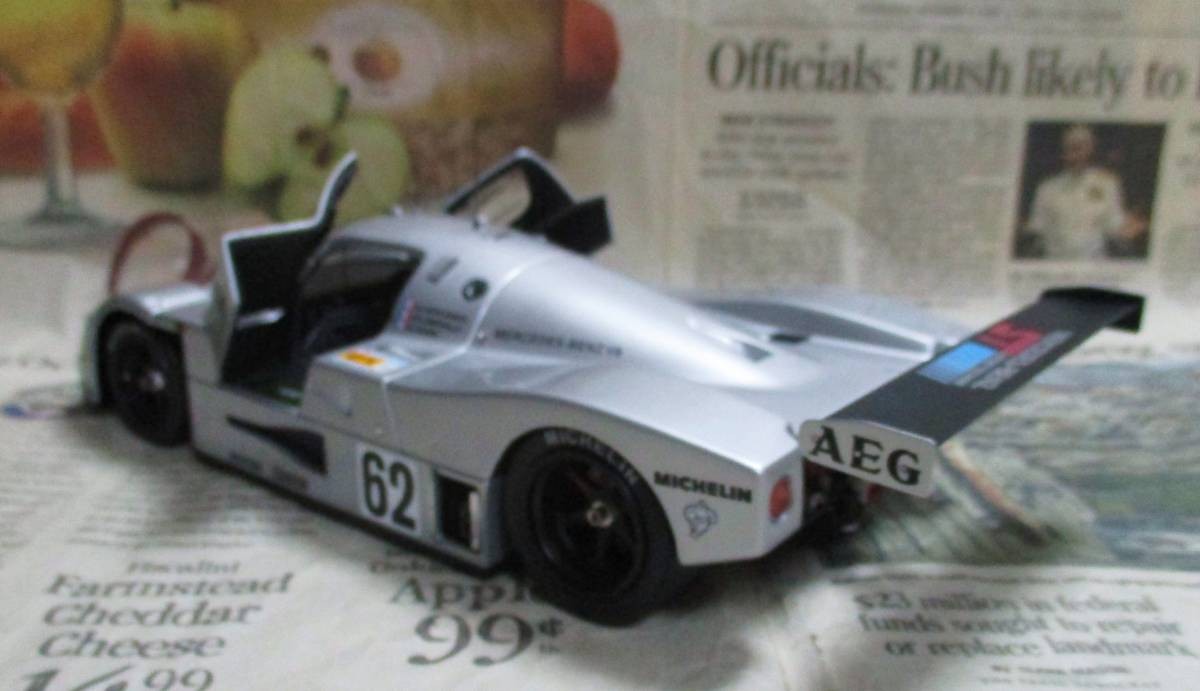ミニカー EXOTO 1/18 Sauber Mercedes C9 #62 1:18 1989 24h Le Mans Pole Position -- #62 Sauber-Mercedes