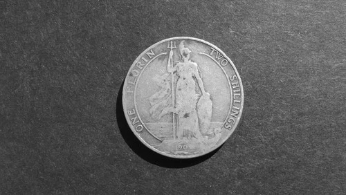 1907 Edward VII Florin — photo from another recent sale