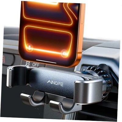  Car Vent Phone Mount Holder for iPhone 17 Pro Max Car Mount [Slide Black