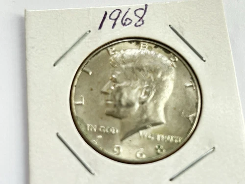 1968   Kennedy Half Dollar 40% Silver BU UnCirculated!