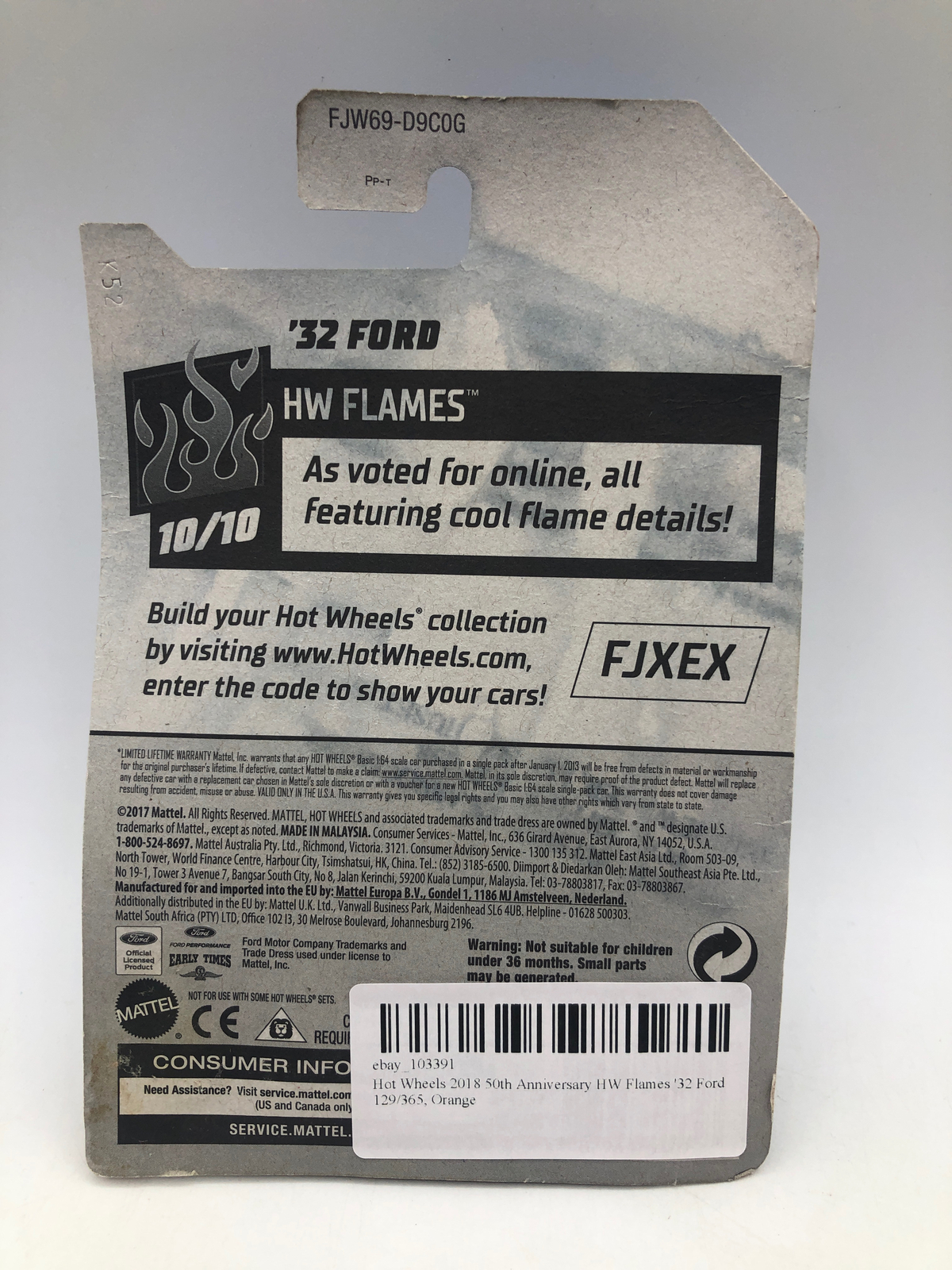 Hot Wheels 17 Ford Gt Hw Exotics Blanco | Envío Gratis