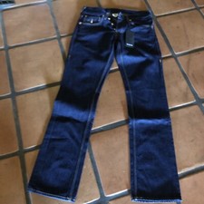 TRUE RELIGION RICKY MEN’S JEANS BLUE SIZE 30W 34L WESTERN COWBOY STYLE USA MADE