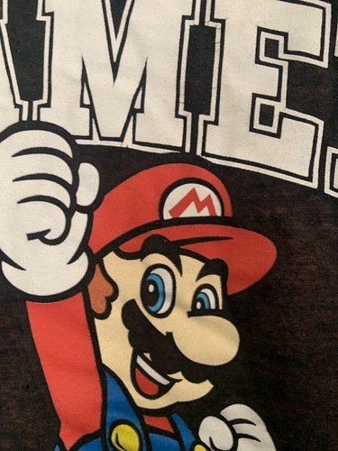 Super Mario Bros Nintendo Gamer Characters Graphic Video Game T-Shirt M - 第 3/10 張圖片