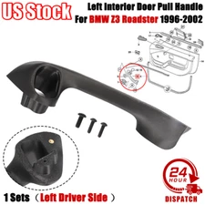 Left Driver Side Interior Door Pull Handle For BMW Z3 Roadster 96-02 Petg Black