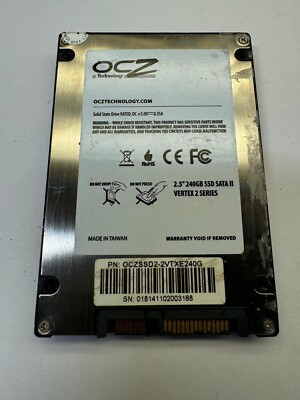 OCZ VERTEX 2 OCZSSD2-2VTXE240G 240GB 3Gb/s SATA II 2.5'' SSD Solid State Drive