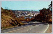 Postcard Morgantown WV Old Campus of the University of West Virginia 1973
