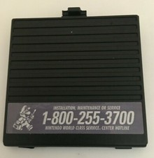 Game Boy Original DMG-01 - Replacement Battery Cover Door - BLACK  STICKER