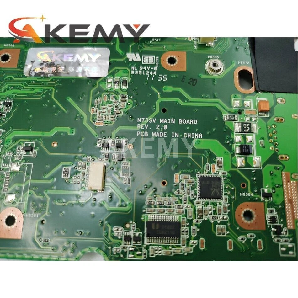 For Asus A73SD A73SJ N73SM N73SN N73SV Motherboard GT540M 3 RAM Solts USB 3.0 - Image 3 of 4