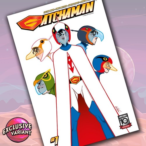 Gatchaman # 1 Duarte Cover A GalaxyCon Exclusive Comic Book - 第 1/2 張圖片