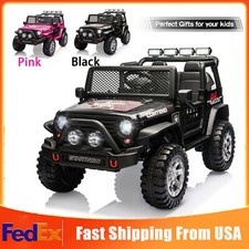 12V Electric Kids Ride On Car Truck Jeep Vehicle Toy w/Remote Control 2 Seater