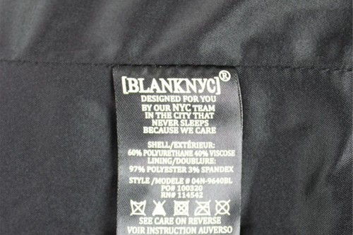 BlankNYC Fall Vegan Leather Motorcycle Jacket sz S True Grit Black Stud NWT $198 - Picture 13 of 13