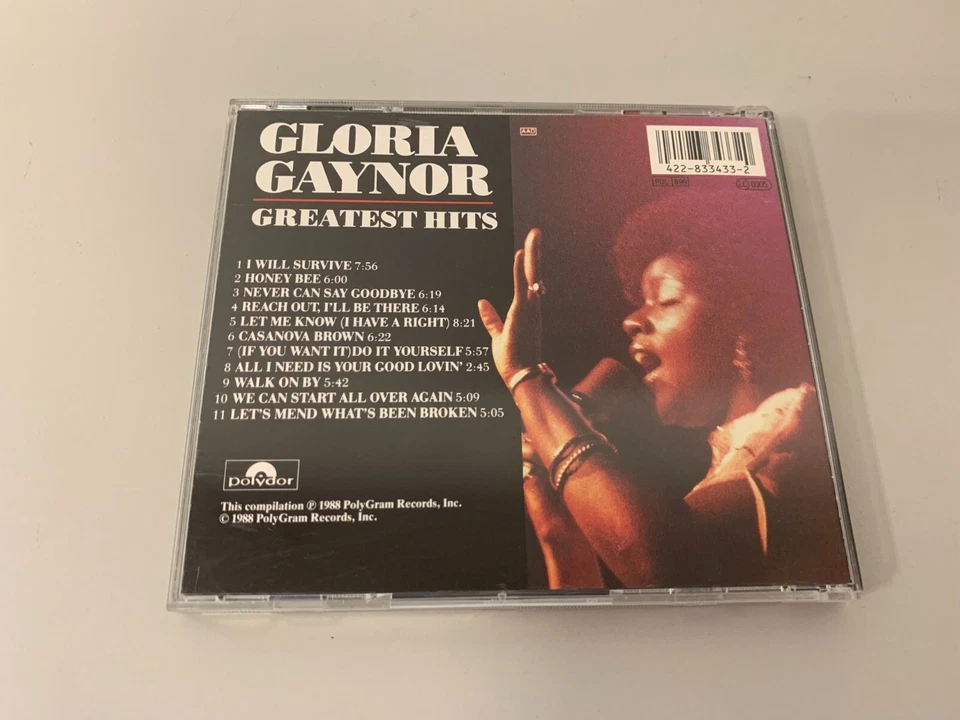 Gloria Gaynor – Greatest Hits - CD © 1988 - I Will Survive,Never Can Say Goodbye - Bild 3 von 3