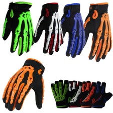 Cycling Skull Gloves Motorcycle Bike Cycling Skeleton Gloves for Gravel MTB Bike