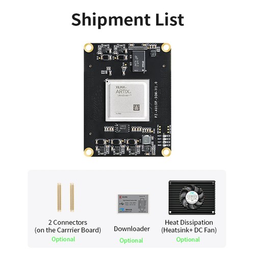 Puzhi FPGA Core Board Xilinx Artix UltraScale+ XCAU15P Industrial Grade - Picture 6 of 14