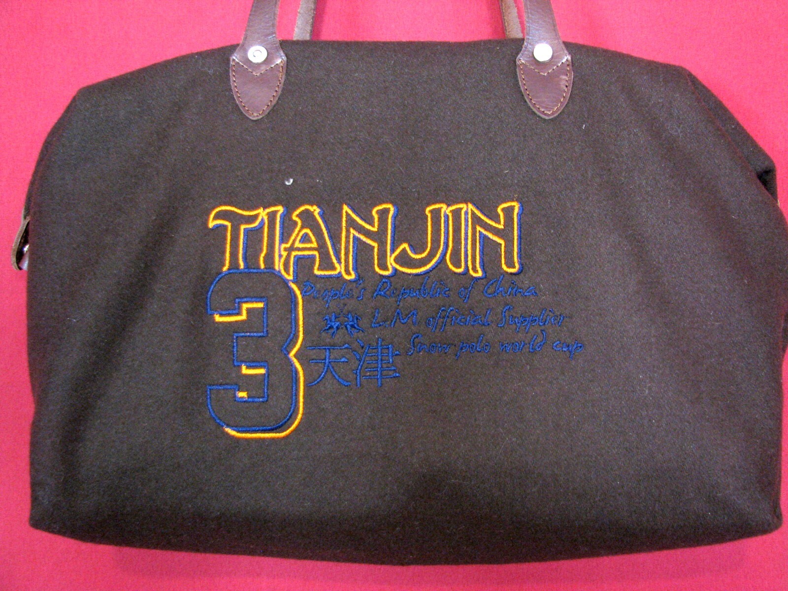 New La Martina Argentina Traditional del Polo Travel Luggage Hand Bag Carry On image 3