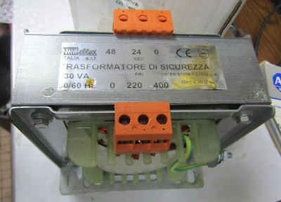  NEW ELTEX ITALIA CONTROL TRANSFORMER TTM 630VA PRI 220/400VAC SEC 48/24V