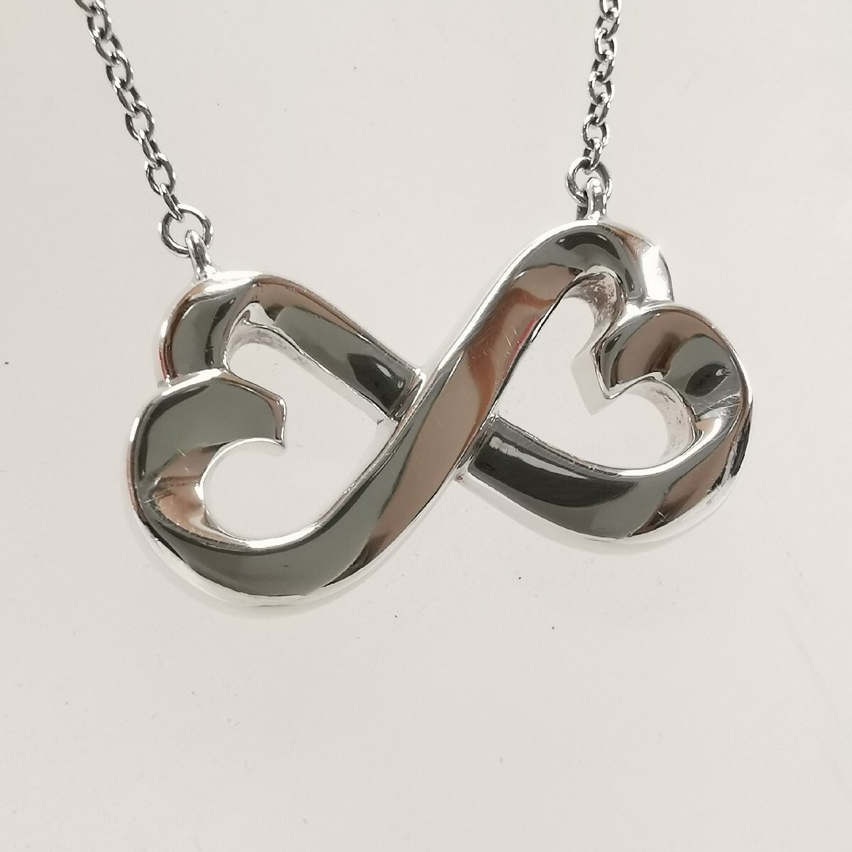 Paloma Picasso Tiffany Infinity Double Loving Heart Necklace