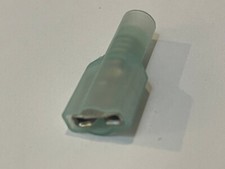 100 each Blue NYLON Insulated MALE  FEMALE QD Terminal Connectors 16-14