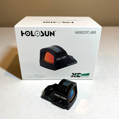 Holosun Elite Green Dot Sight HE507C-GR X2 2MOA Dot 32 MOA Circle