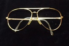 Vintage Luxotica Challenger GEP Pilot Aviator Eyeglasses Italy FRAMES ONLY