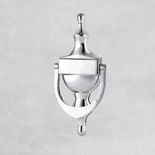 Sandleford Victorian Door Knocker - Satin Chrome