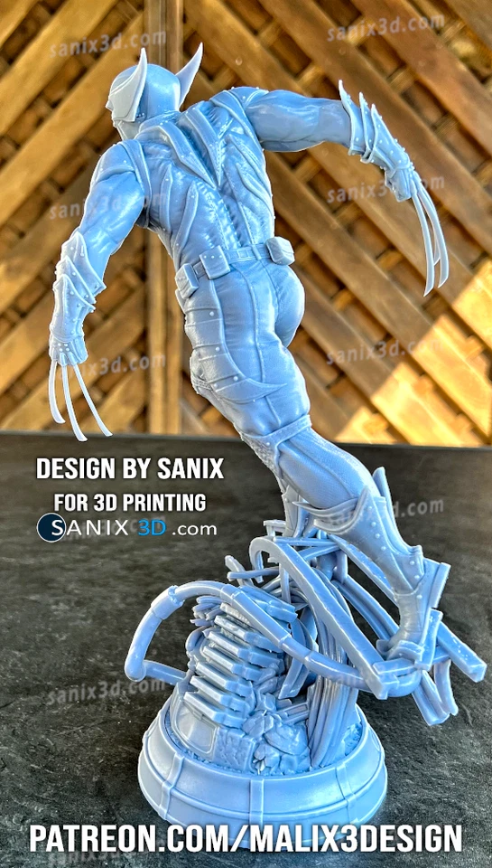 Wolverine resin scale model kit unpainted 3d print - Image 4 of 4