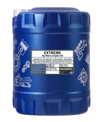 10 Liter MANNOL Extreme 5W-40 MB OPEL-GM VW 502 505 RENAULT PORSCHE A40